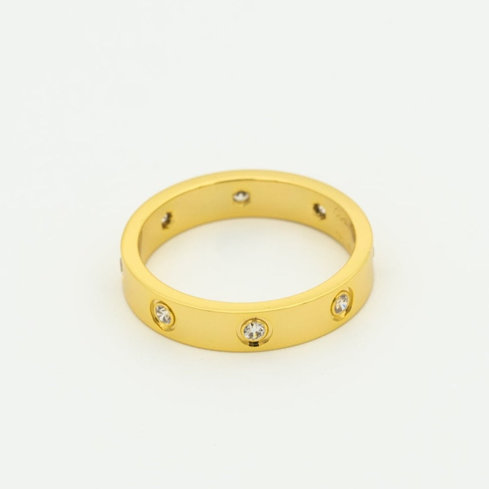 [Eterna Jewels]LOVE RING 3.6MM 8 DIAMONDS