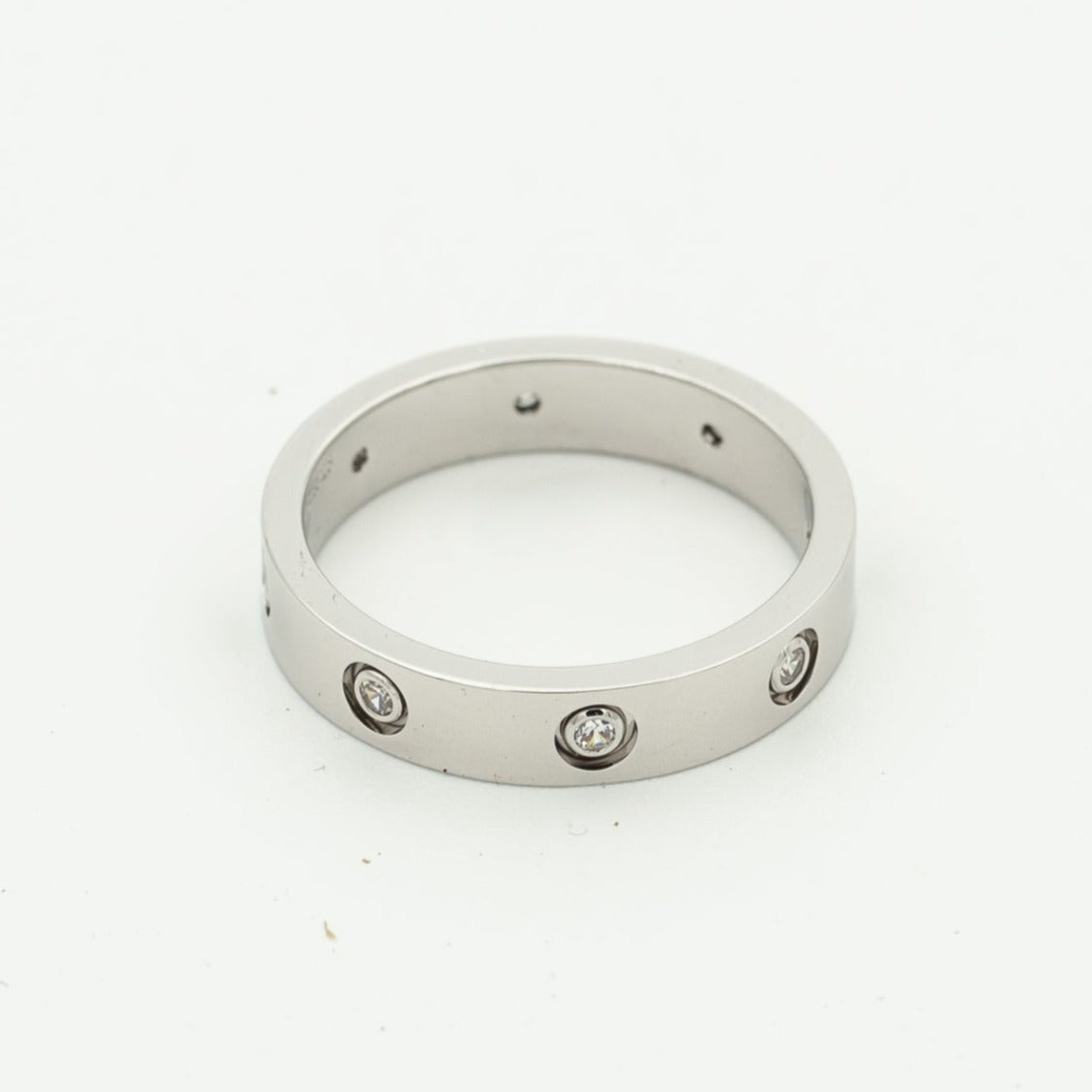 [Eterna Jewels]LOVE RING 3.6MM 8 DIAMONDS