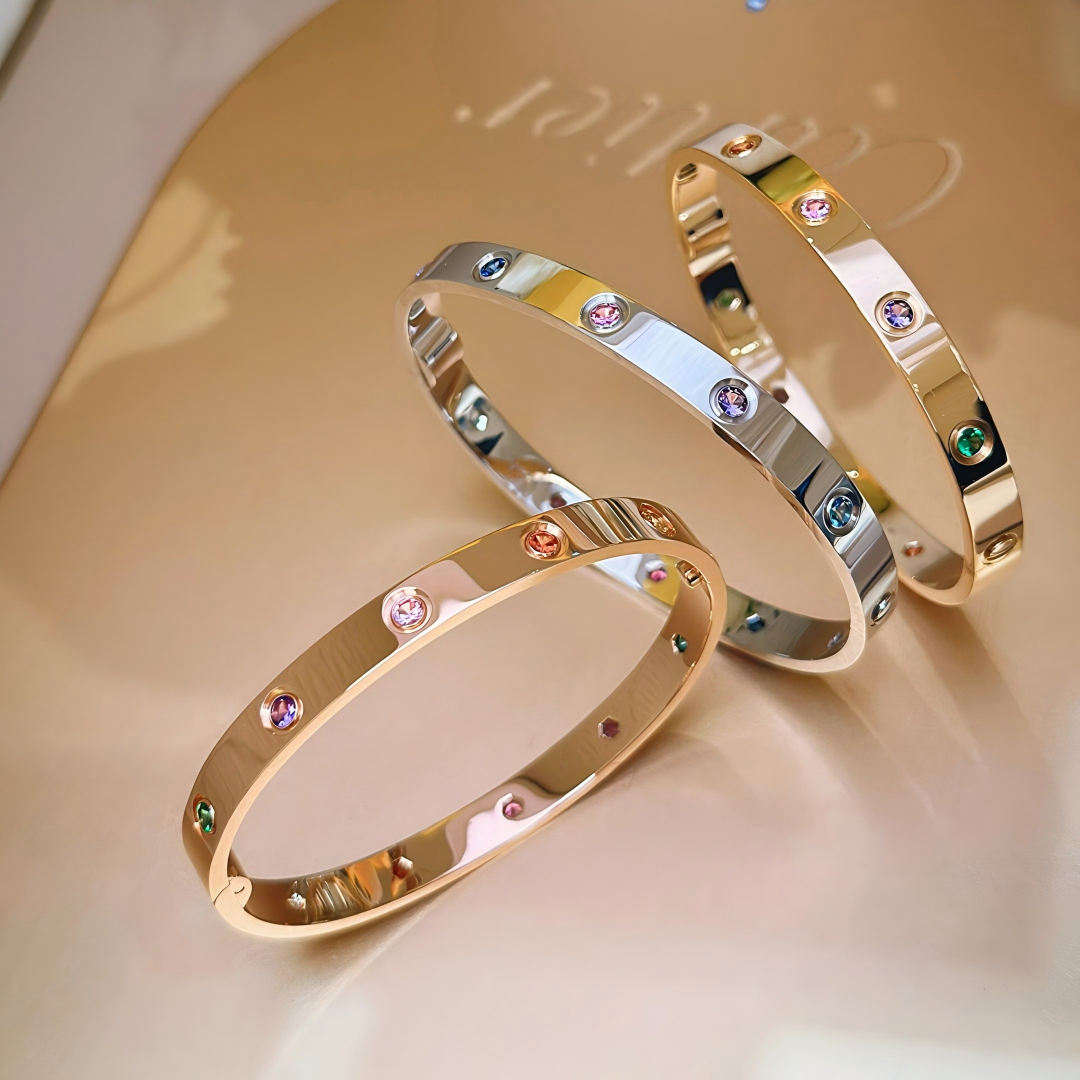 [Eterna Jewels]2026 RAINBOW LOVE BRACELET 6.1MM  10 DIAMONDS