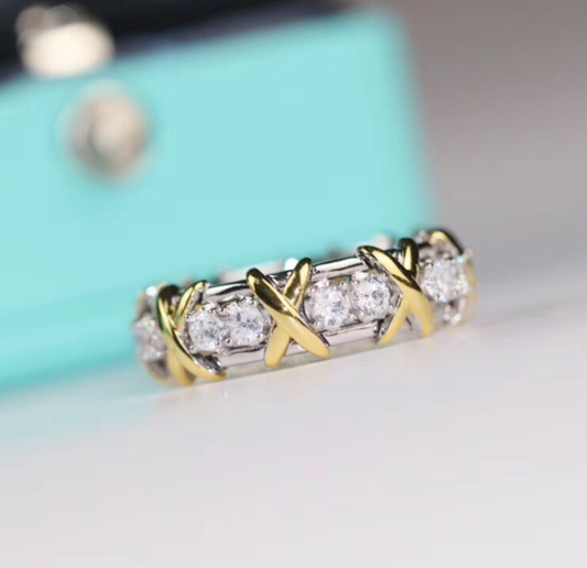 [Eterna Jewels jewelrys]Classic Gold Diamond Ring