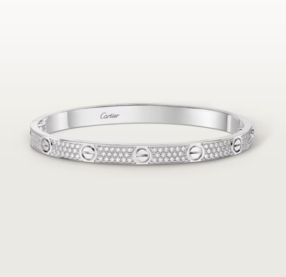 [Eterna Jewels]NEW-LOVE-4.8MM-Width Diamond-Studded Bracelet