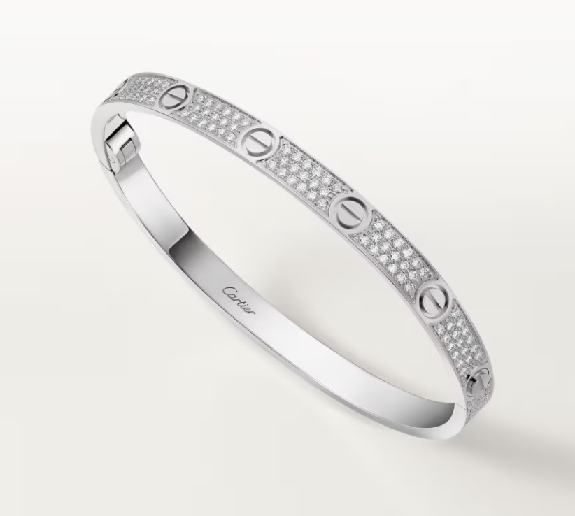 [Eterna Jewels]NEW-LOVE-4.8MM-Width Diamond-Studded Bracelet