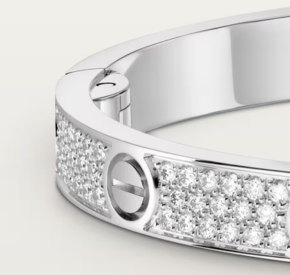 [Eterna Jewels]NEW-LOVE-4.8MM-Width Diamond-Studded Bracelet
