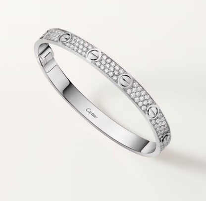 [Eterna Jewels]NEW-LOVE-6.1MM-Width Diamond-Studded Bracelet