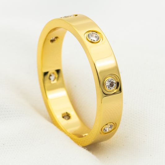 [Eterna Jewels]LOVE RING 3.6MM 8 DIAMONDS