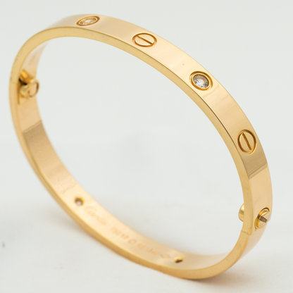 [Eterna Jewels]LOVE BRACELET 6.1MM 4 DIAMONDS