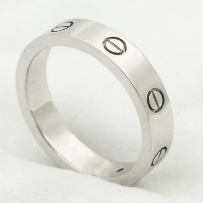 [Eterna Jewels]LOVE RING 4MM 1 DIAMOND SILVER