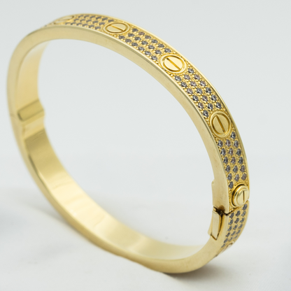 [Eterna Jewels]LOVE BRACELET 6.1MM DIAMOND-PAVED