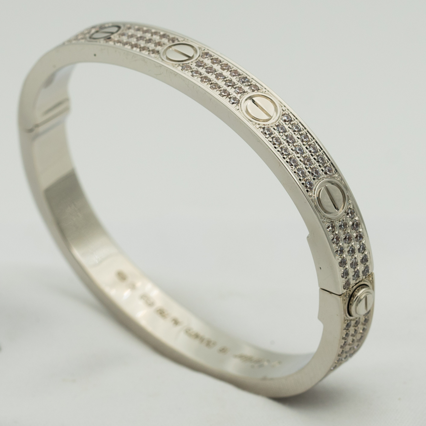 [Eterna Jewels]LOVE BRACELET 6.1MM DIAMOND-PAVED