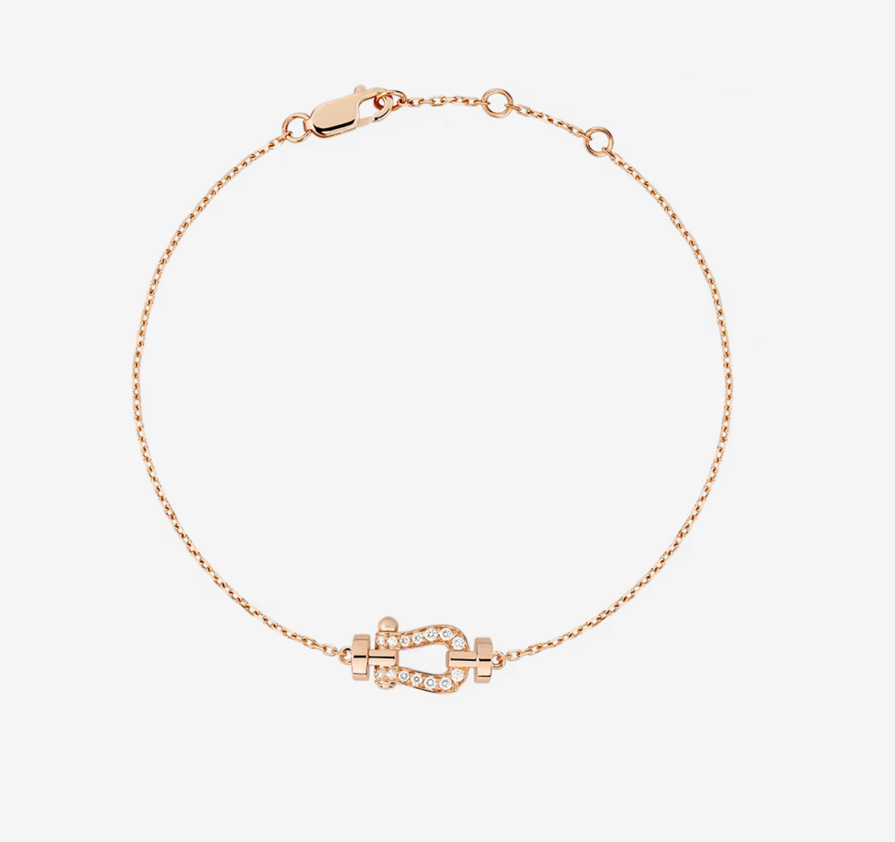 [Eterna Jewels]FORCE 10 FULL DIAMOND BUCKLE CHAIN LINK MINI MODEL