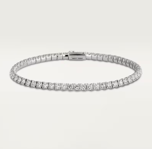 [Eterna Jewels]  CLASSIC BASEBALL BRACELAT, 52 DIAMOND