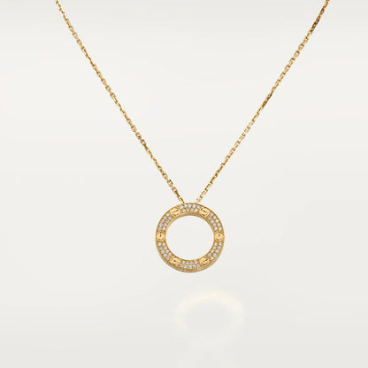 [Eterna Jewels]LOVE NECKLACE ADJUSTABLE ROSE GOLD