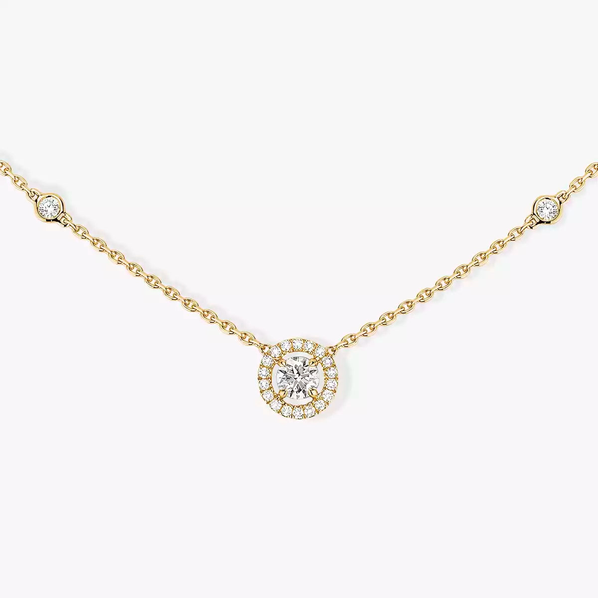 [Eterna Jewels]Diamond Necklace 0,20ct Brilliant Shape Joy