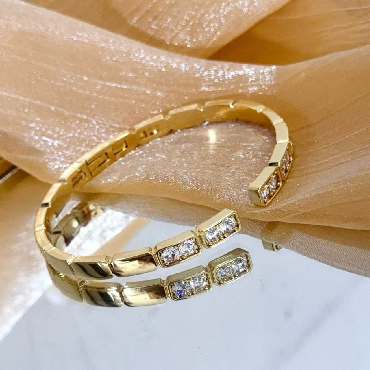 [Eterna Jewels jewelrys]LOVE DIAMOND OPEN  BRACELET