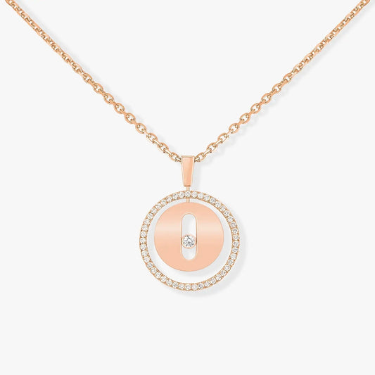 [Eterna Jewels]LUCKY MOVE PM NECKLACE PINK GOLD DIAMOND