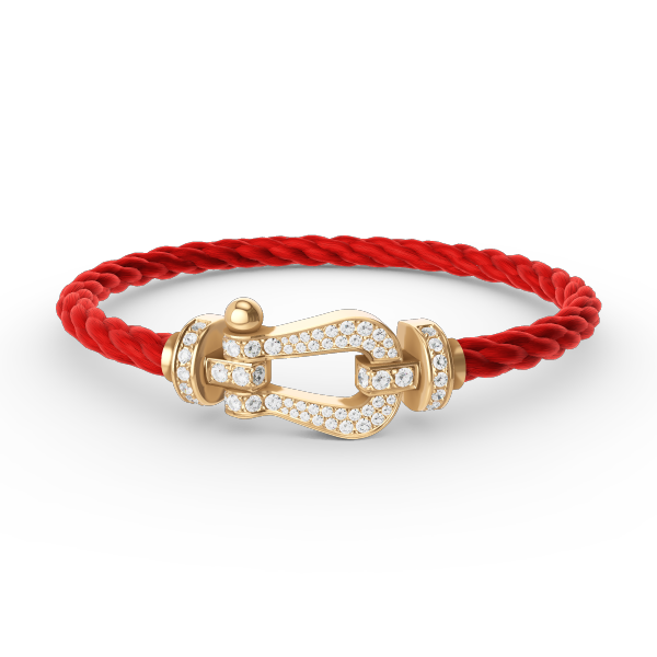 [Eterna Jewels]FORCE LARGE HORSESHOE FULL DIAMOND BRACELET GOLD