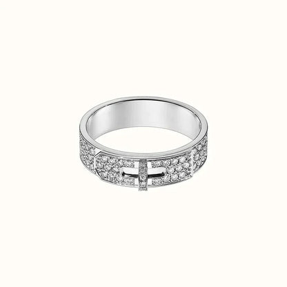 [Eterna Jewels]KELLY SILVER DIAMOND RING