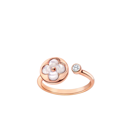 [Eterna Jewels]SUN 1 DIAMOND PINK MOP RING