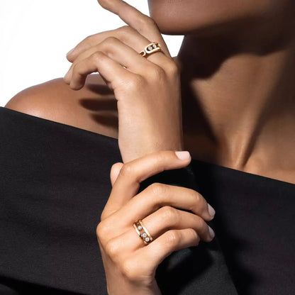 [Eterna Jewels] MoveGold Diamond Ring