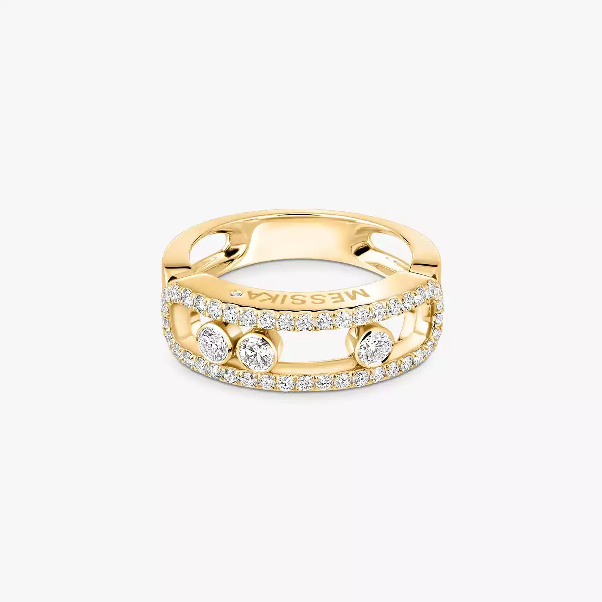 [Eterna Jewels] Move Gold Diamond Pave_ Ring