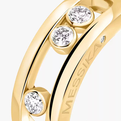 [Eterna Jewels] MoveGold Diamond Ring