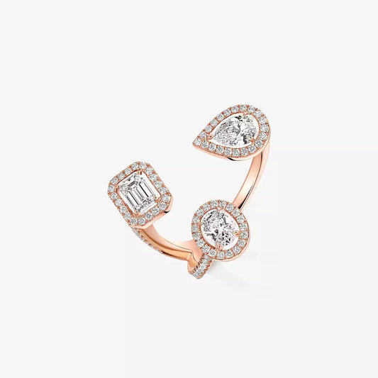 [[Eterna Jewels] Diamond Ring 0,25ct My Twin Trilogy