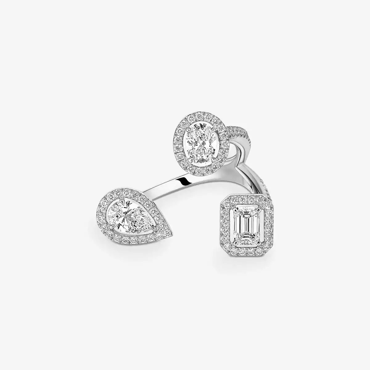 [[Eterna Jewels] Diamond Ring 0,25ct My Twin Trilogy