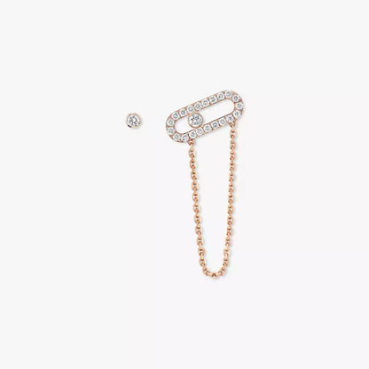 [Eterna Jewels]Move Uno Diamond Earrings