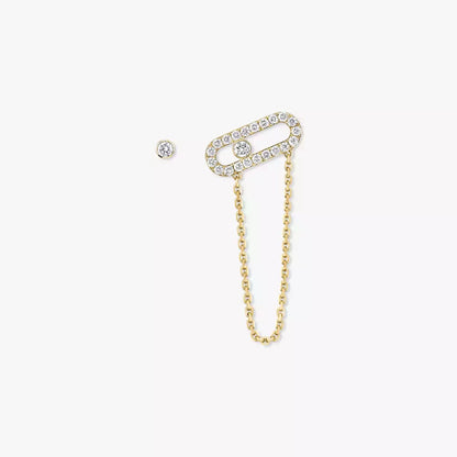 [Eterna Jewels]Move Uno Diamond Earrings