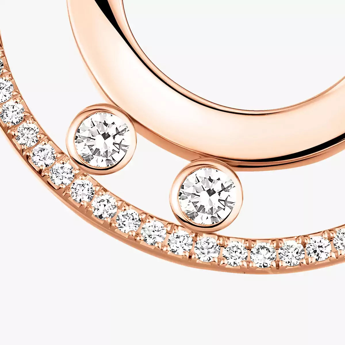 [Eterna Jewels]Move Romane Small Diamond Hoop Earrings