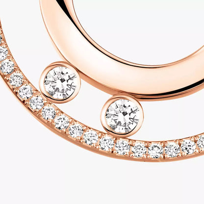 [Eterna Jewels]Move Romane Small Diamond Hoop Earrings