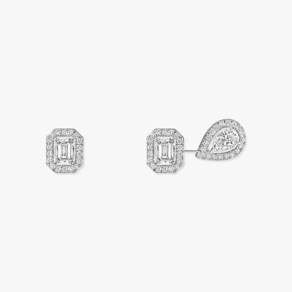 [Eterna Jewels]Diamond Earrings 0,10ct My Twin 1+2