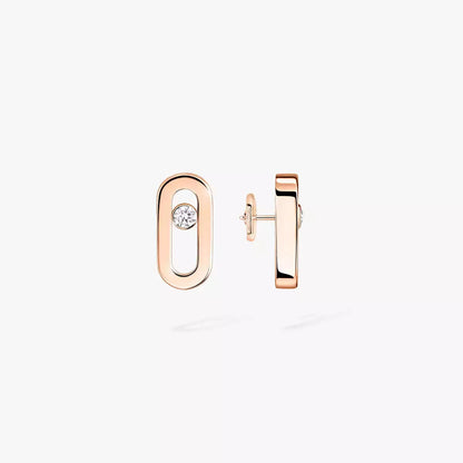 [Eterna Jewels]Move Uno Diamond Stud Earrings