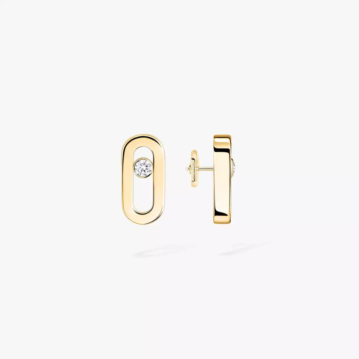 [Eterna Jewels]Move Uno Diamond Stud Earrings