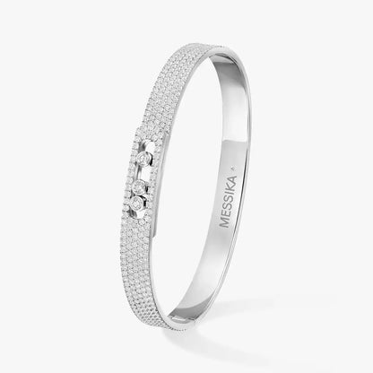 [Eterna Jewels]Move Noa Full Pavé Diamond Bangle Bracelet