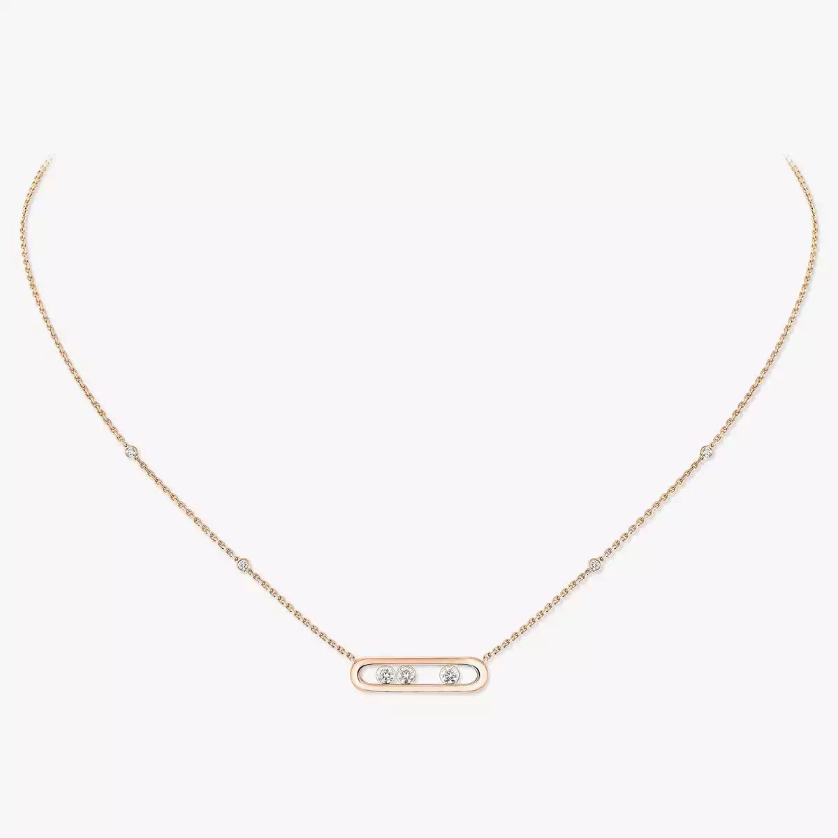 [Eterna Jewels] Baby Move Gold Diamond Necklace