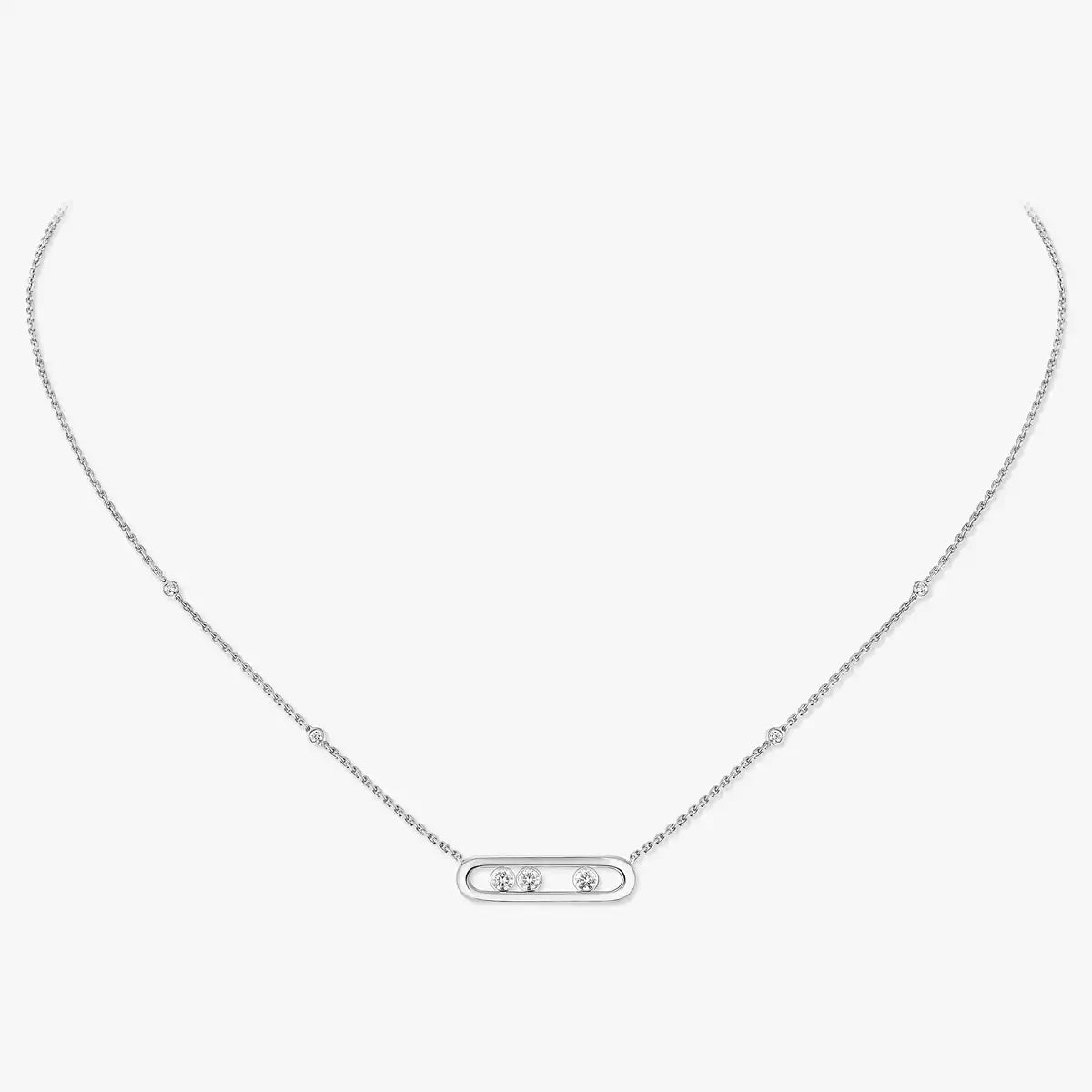 [Eterna Jewels] Baby Move Gold Diamond Necklace