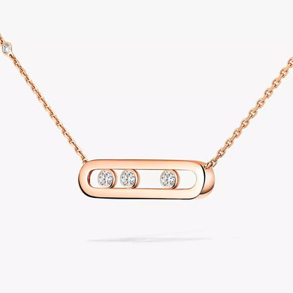 [Eterna Jewels] Baby Move Gold Diamond Necklace