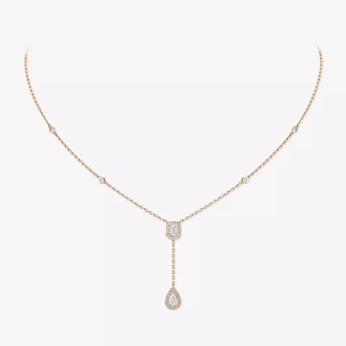 [Eterna Jewels]Gold Diamond Tie Necklace