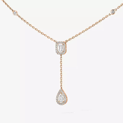 [Eterna Jewels]Gold Diamond Tie Necklace