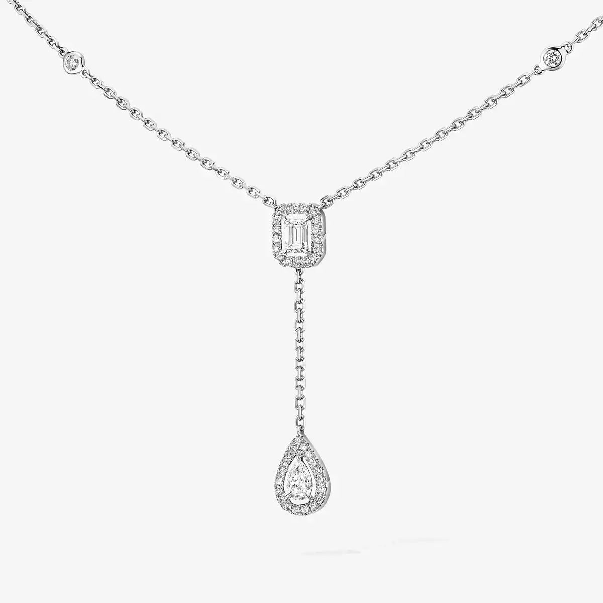 [Eterna Jewels]Gold Diamond Tie Necklace