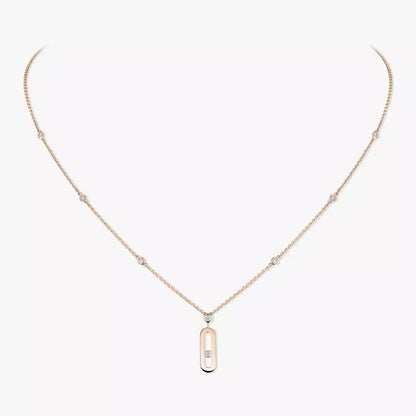 [Eterna Jewels] Move Uno Gold Diamond Long Necklace