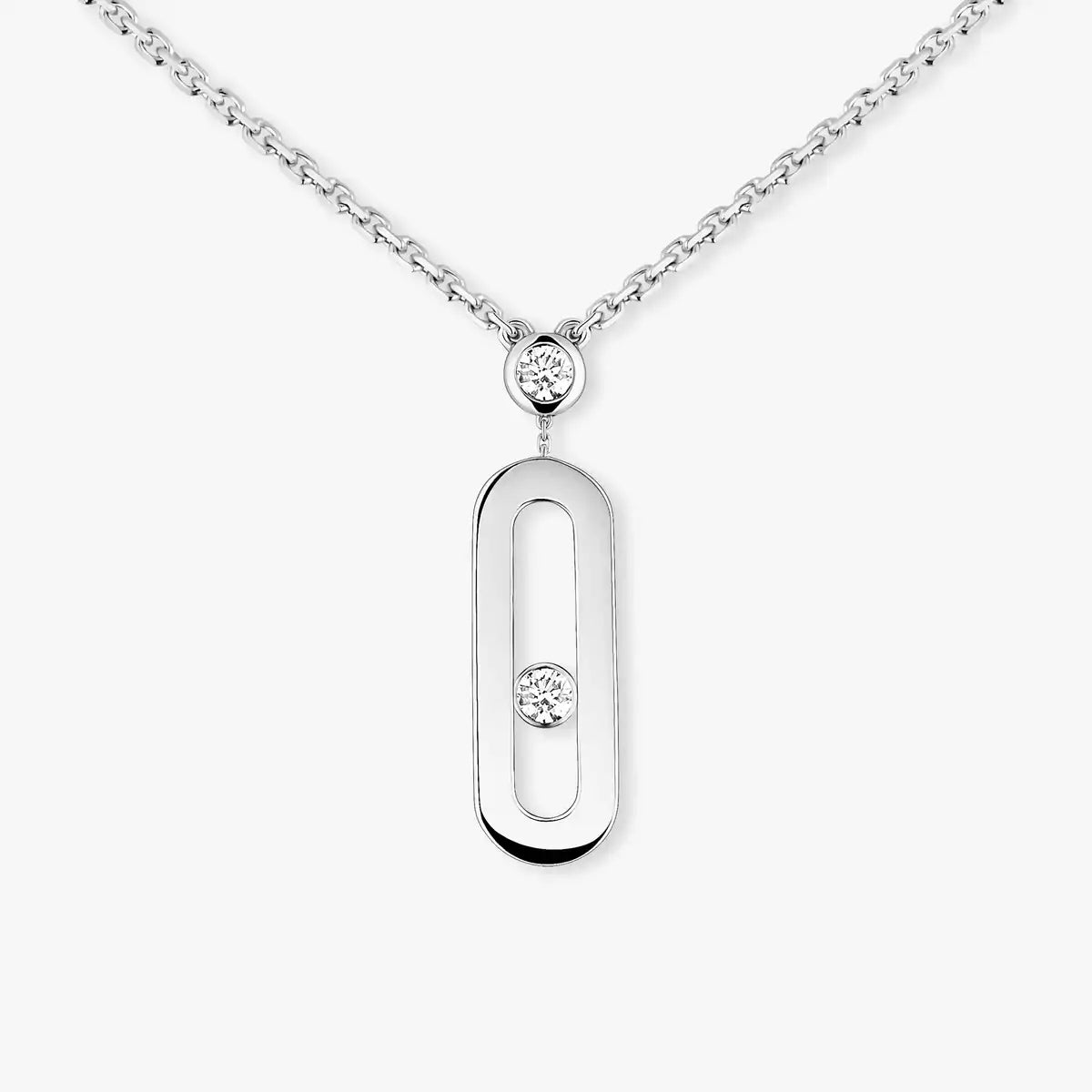 [Eterna Jewels] Move Uno Gold Diamond Long Necklace