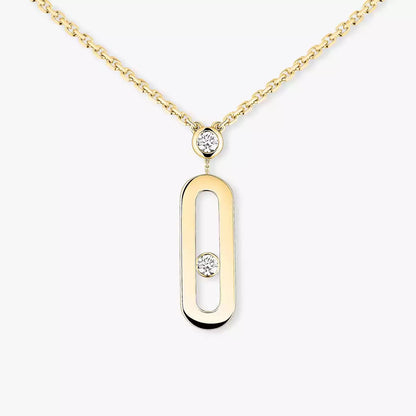 [Eterna Jewels] Move Uno Gold Diamond Long Necklace
