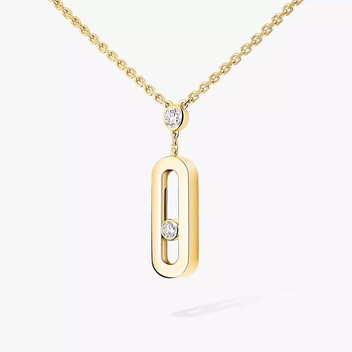 [Eterna Jewels] Move Uno Gold Diamond Long Necklace
