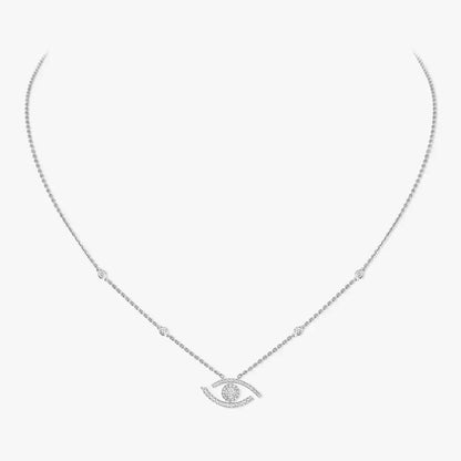 [Eterna Jewels]Pave_ Diamond Necklace Lucky Eye