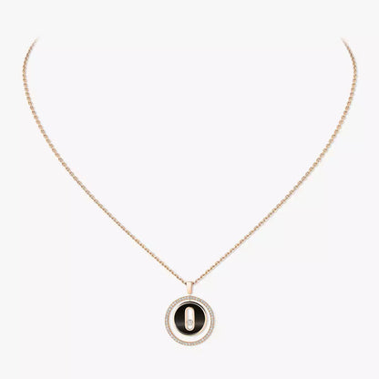 [Eterna Jewels]Lucky Move Diamond Necklace in Rose Gold and White Mother-of-Pearl