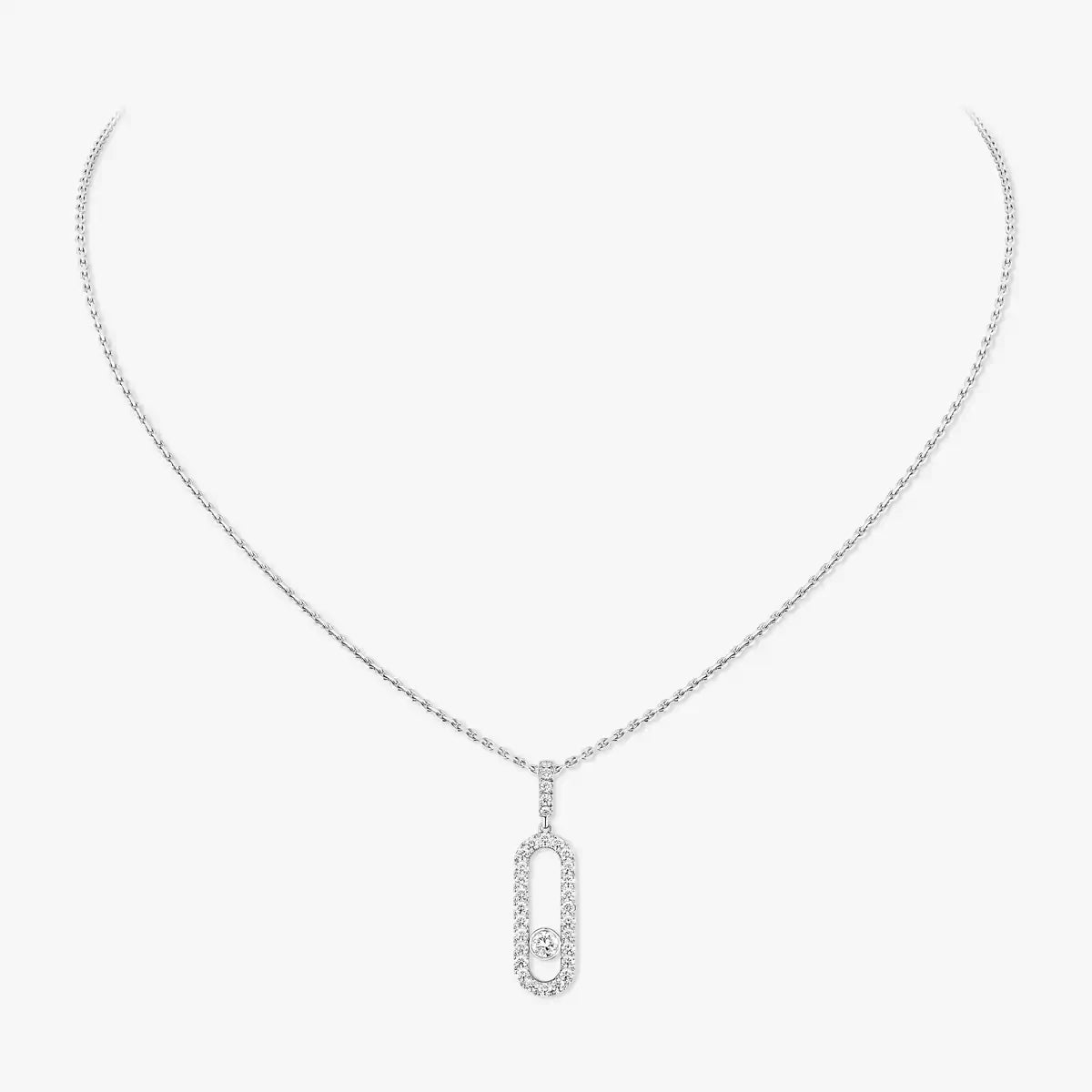 [Eterna Jewels]Move Uno Diamond Necklace in Rose Gold