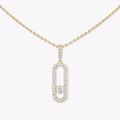 [Eterna Jewels]Move Uno Diamond Necklace in Rose Gold