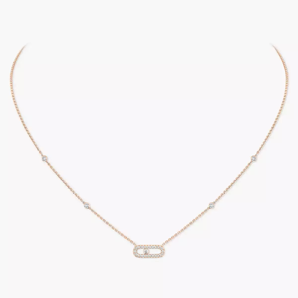 [Eterna Jewels]Diamond Necklace Move Uno